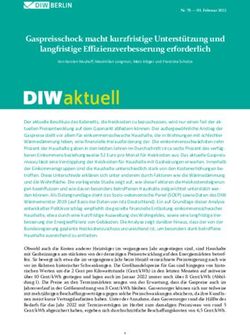 Gaspreisschock macht kurzfristige Unterst&uuml;tzung und langfristige Effizienzverbesserung erforderlich - DIW Berlin