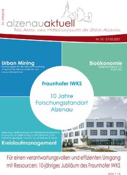 F&uuml;r einen verantwortungsvollen und effizienten Umgang mit Ressourcen: 10-j&auml;hriges Jubil&auml;um des Fraunhofer IWKS - Nr. 10 21.05.2021 - Stadt Alzenau