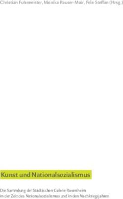 Vermacht verfallen verdr&auml;ngt - Kunst und Nationalsozialismus - Pinakotheken