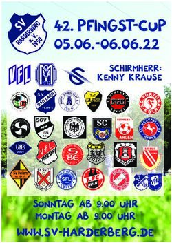 Pfi ngst-Cup 05.06.-06.06.22 - www.sv-harderberg.de Sonntag ab 9.00 Uhr Montag ab 9.00 Uhr - SV Harderberg 1950 eV