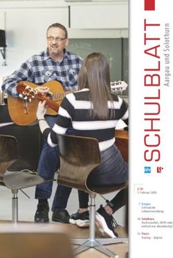 2/20 7. Februar 2020 7 Aargau Erfreuliche Lohnentwicklung 18 Solothurn Hochsensibel, ADHS oder einfach nur dünnhäutig? - Leben, was geht!