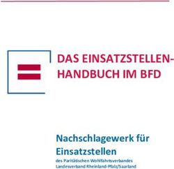 DAS EINSATZSTELLEN-HANDBUCH IM BFD - Nachschlagewerk f&uuml;r Einsatzstellen des Parit&auml;tischen Wohlfahrtsverbandes Landesverband Rheinland-Pfalz/Saarland