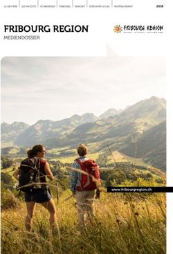 FRIBOURG REGION MEDIENDOSSIER - MYCITY