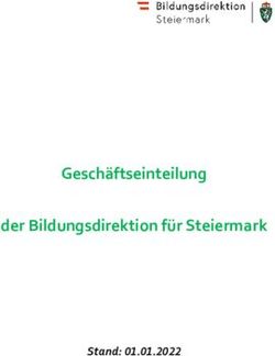 Gesch&auml;ftseinteilung der Bildungsdirektion f&uuml;r Steiermark - Stand: 01.01.2022