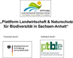 "Plattform Landwirtschaft & Naturschutz für Biodiversität in Sachsen-Anhalt" - Finanziert durch: Gefördert durch