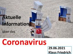 Coronavirus - Aktuelle Information &uuml;ber das