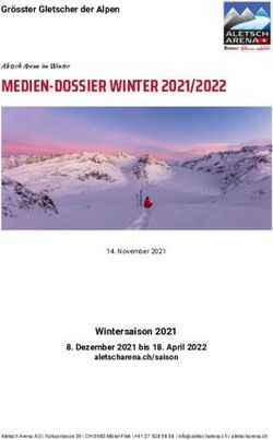MEDIEN-DOSSIER WINTER 2021/2022 - Presseportal.ch