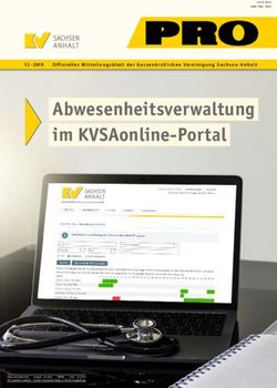 Abwesenheitsverwaltung im KVSAonline-Portal