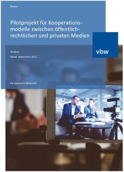 Pilotprojekt f&uuml;r Kooperations-modelle zwischen &ouml;ffentlich-rechtlichen und privaten Medien - Analyse Stand: September 2021