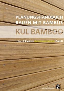 PLANUNGSHANDBUCH BAUEN MIT BAMBUS - Lotze & Partner Bambusprodukte GmbH - www.kul-bamboo.de