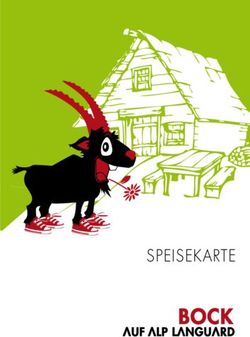 SPEISEKARTE - Sporthotel Pontresina
