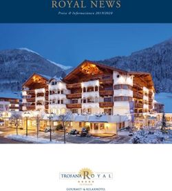 Preise & Informationen 2019/2020 - Trofana Royal