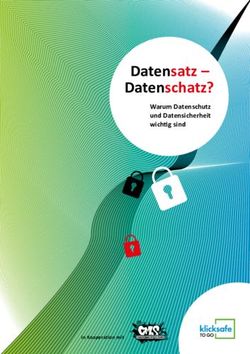 Datensatz - Datenschatz? - Warum Datenschutz und Datensicherheit wichtig sind - Klicksafe
