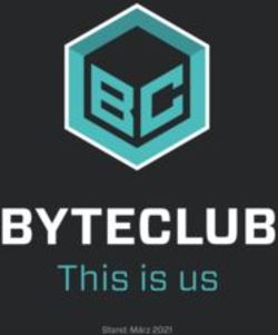 BYTECLUB This is us Stand: M&auml;rz 2021 - BYTECLUB GmbH