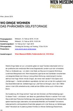 WO DINGE WOHNEN DAS PH&Auml;NOMEN SELFSTORAGE - Wien Museum