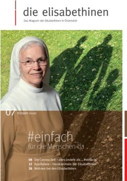 #einfach für die Menschen da - 07 frühjahr 2020 - die elisabethinen linz-wien