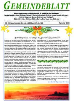 Liebe Bürgerinnen und Bürger der Gemeinde Lampertswalde!