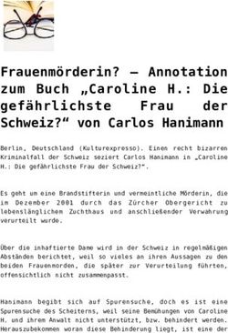 Frauenmörderin? - Annotation zum Buch "Caroline H.: Die gefährlichste der Schweiz?" von Carlos Hanimann - Kulturexpresso
