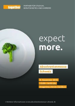 Expect more. Absolventenmesse Schweiz - together ag