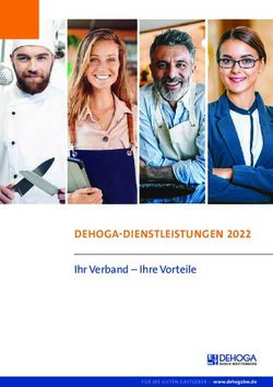 DEHOGA-DIENSTLEISTUNGEN 2022 - Ihr Verband - Ihre Vorteile FÜR DIE GUTEN GASTGEBER - www.dehogabw.de