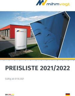 PREISLISTE 2021/2022 G&uuml;ltig ab 01.10.2021 - MADE IN GERMANY - MIHM-VOGT