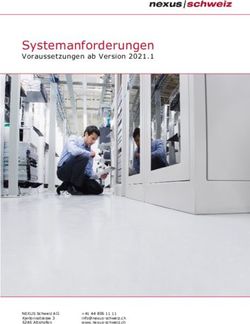 Systemanforderungen Voraussetzungen ab Version 2021.1