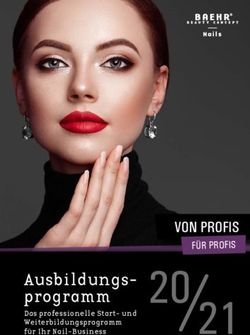 20 VON PROFIS FÜR PROFIS - Bellezza