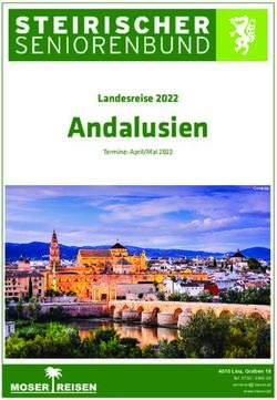 Andalusien Landesreise 2022 - Termine: April/Mai 2022 - Moser Reisen