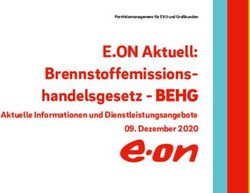 E.ON Aktuell: Brennstoffemissions-handelsgesetz - BEHG - Aktuelle Informationen und Dienstleistungsangebote 09. Dezember 2020 - EON