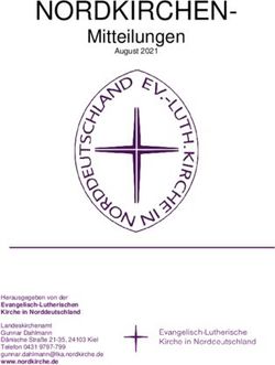 NORDKIRCHEN-Mitteilungen - August 2021 - Kirche MV