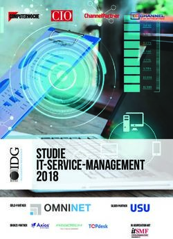 Studie IT-Service-Management 2018 - OMNINET