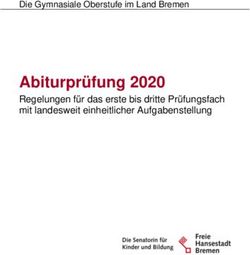 Abiturpr&uuml;fung 2020 Regelungen f&uuml;r das erste bis dritte Pr&uuml;fungsfach mit landesweit einheitlicher Aufgabenstellung - Die Senatorin f&uuml;r Kinder ...