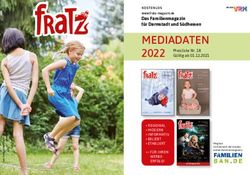 MEDIADATEN 2022 Das Familienmagazin f&uuml;r Darmstadt und S&uuml;dhessen - fratz Magazin