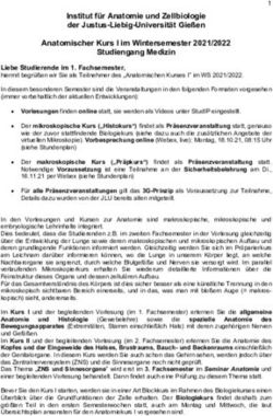 Institut f&uuml;r Anatomie und Zellbiologie der Justus-Liebig-Universit&auml;t Gie&szlig;en - Justus-Liebig ...