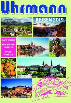 REISEN 2019 BADEREISEN MEHRTAGES-FAHRTEN TAGES-FAHRTEN - Uhrmann Reisen