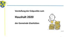 Haushalt 2020 Vorstellung der Eckpunkte zum der Gemeinde Glash&uuml;tten - Gemeinde Glash&uuml;tten