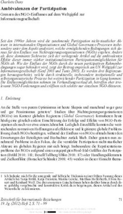 Ambivalenzen der Partizipation - Charlotte Dany - Nomos eLibrary