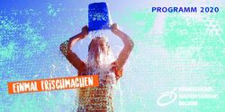 EINMAL FRISCHMACHEN PROGRAMM 2020 - JUPFBO