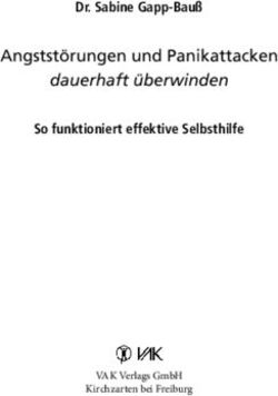 Angststörungen und Panikattacken - Dr. Sabine Gapp-Bauß So funktioniert effektive Selbsthilfe - VAK Verlag