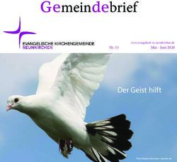 Gemeindebrief - Der Geist hilft