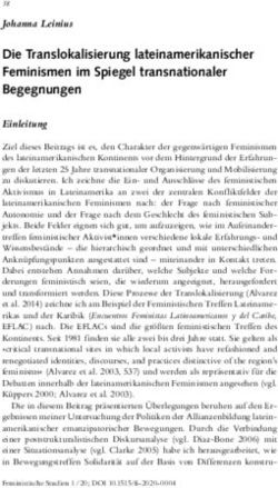 Die Translokalisierung lateinamerikanischer Feminismen im Spiegel transnationaler Begegnungen