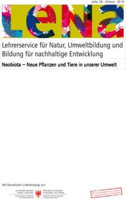 NEOBIOTA - NEUE PFLANZEN UND TIERE IN UNSERER UMWELT - LENA 28 - FEBRUAR 2019 - KLOSTER NEUSTIFT