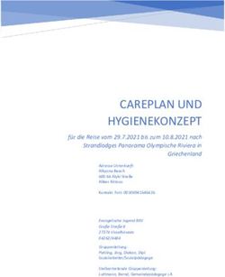 CAREPLAN UND HYGIENEKONZEPT - f&uuml;r die Reise vom 29.7.2021 bis zum 10.8.2021 nach Strandlodges Panorama Olympische Riviera in Griechenland