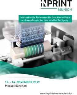 12 14. NOVEMBER 2019 - MESSE MÜNCHEN - INTERNATIONALE FACHMESSE FÜR DRUCKTECHNOLOGIE ZUR ANWENDUNG IN DER INDUSTRIELLEN FERTIGUNG - INPRINT