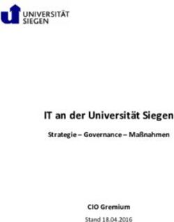 IT an der Universit&auml;t Siegen - Strategie - Governance - Ma&szlig;nahmen CIO Gremium Stand 18.04.2016