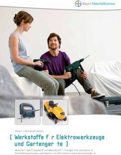 Werkstoffe f&uuml;r Elektrowerkzeuge und Garten ger&auml;te - Heute f&uuml;r die Zukunft denken: Makrolon, Apec, Bayblend und Makroblend f&uuml;r handgef&uuml;hrte und ...