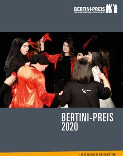 BERTINI-PREIS 2020 LASST EUCH NICHT EINSCHÜCHTERN!