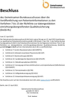 Beschluss - Gemeinsamer Bundesausschuss