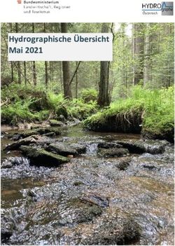 Hydrographische &Uuml;bersicht Mai 2021