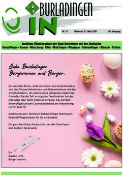 Liebe Burladinger B&uuml;rgerinnen und B&uuml;rger, in der Stadt Burladingen!